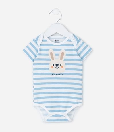 Body Infantil con Estampado de Conejo – Talle 0 a 18 Meses 2