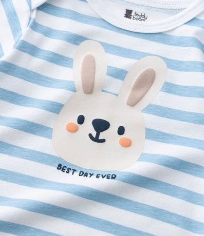 Body Infantil con Estampado de Conejo – Talle 0 a 18 Meses 6
