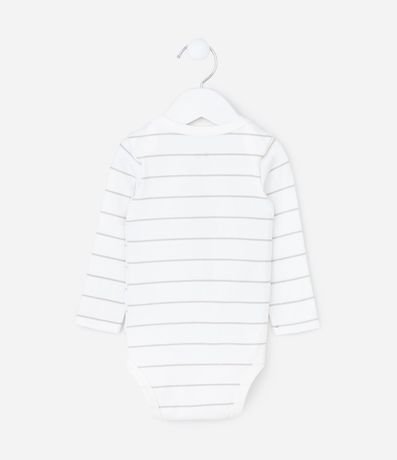 Body Infantil con Estampa de Carritos y Rayas – Talle 0 a 18 Meses 2