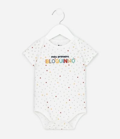Body Infantil en Cotton Estampa del Primero Bloquinho - Talle RN a 18 Meses 2
