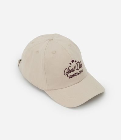 Gorra Aba Curva en Sarga con Bordado Sport Club 2