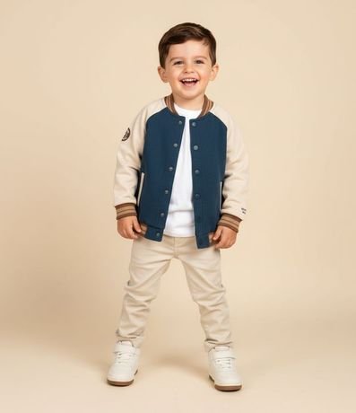 Campera Infantil Bomber con Mangas Raglán – Talle 1 a 5/6 años