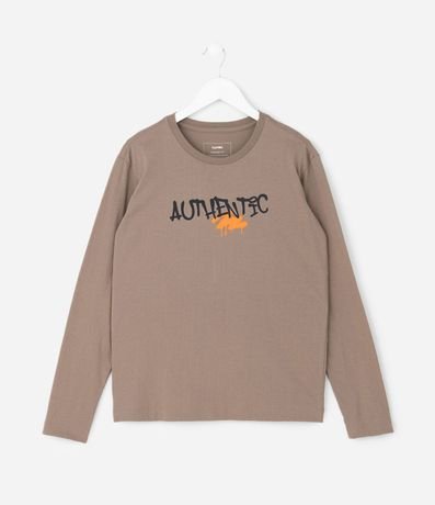 Remera Infantil con Estampa Authentic – Talle 5 a 14 años