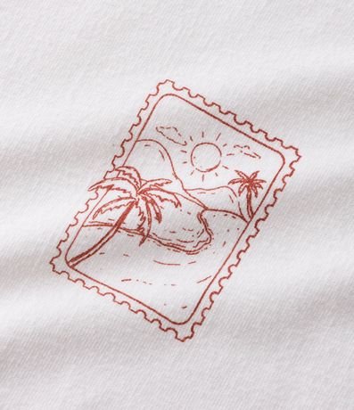 Musculosa Comfort en Algodón con Estampado Playero 8