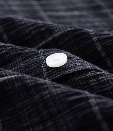 Camisa Manga Larga en Tricolina de Cuadros 7