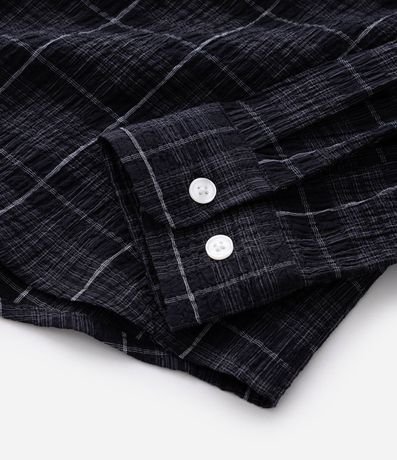 Camisa Manga Larga en Tricolina de Cuadros 8