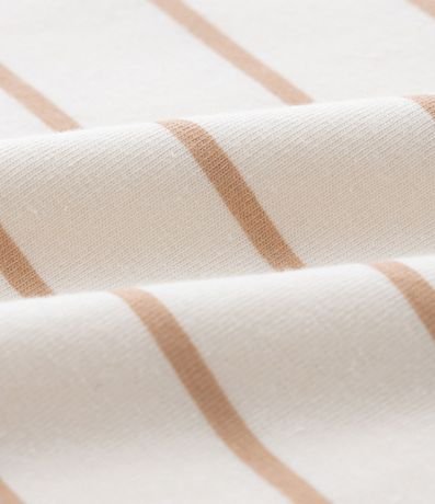 Body Infantil Listrado con Lettering en Portugués – Talle RN a 18 Meses 3