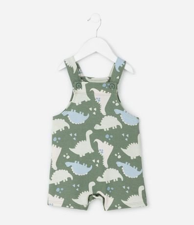Peto Infantil en Algodón con Estampa de Dinossauros – Talle 0 a 18 Meses 2