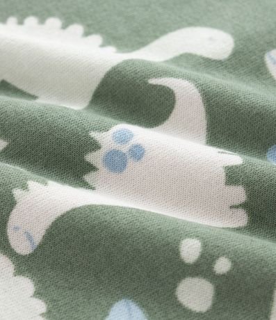 Peto Infantil en Algodón con Estampa de Dinossauros – Talle 0 a 18 Meses 4