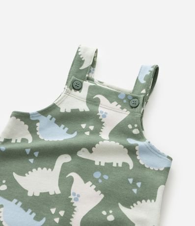 Peto Infantil en Algodón con Estampa de Dinossauros – Talle 0 a 18 Meses 7