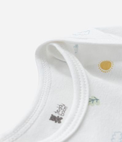 Body Infantil Manga Larga con Estampado Ícone de Arcoiris Talle RN a 18 Meses 4