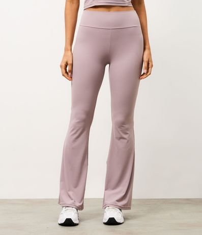 Pantalón Deportiva Flare en Microfibra Acanalada 3