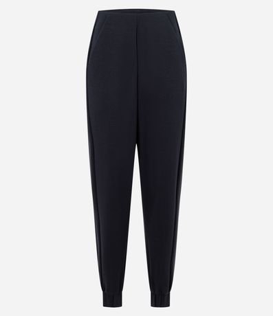 Pantalón Deportiva Jogger en Modal con Recorte