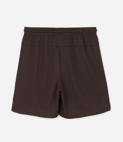 Bermuda Deportiva Texturizada con Cintura Elástica y Bolsillos con Cremallera 6