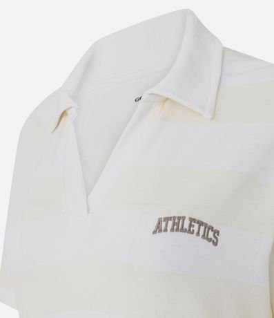 Remera Polo Deportiva en Piquet con Bordado Athletics 4