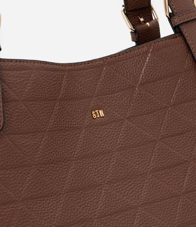 CarteraHobo Grande en PU con Detalles Metalizados 4