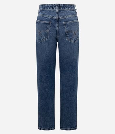 Pantalón Recto Estructurado en Jeans 2