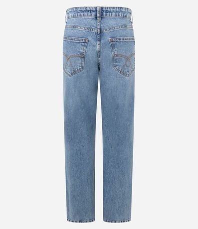 Pantalón Recto Estructurado en Jeans 2