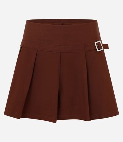 Short Pollera en Bengalina con Hebilla Lateral 4