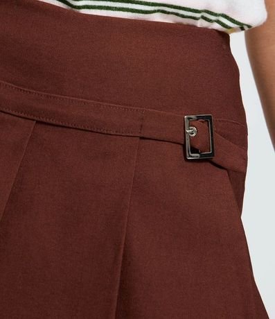 Short Pollera en Bengalina con Hebilla Lateral 2