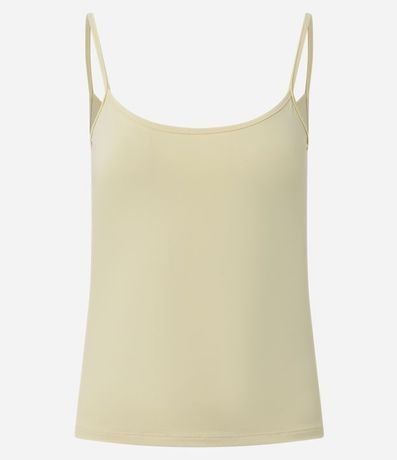 Blusa Musculosa Básica en Poliamida con Breteles Finos 5