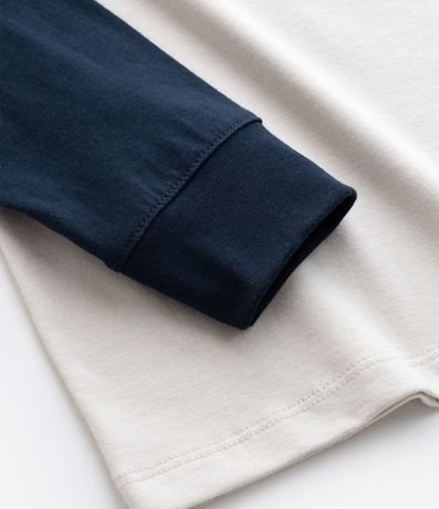 Remera Infantil con Manga Sobrepuesta  e Lettering – Talle 5 a 14 años 6