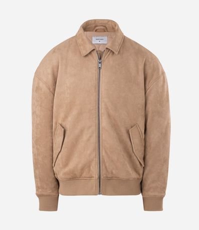 Campera Bomber en Gamuza Pesado 5