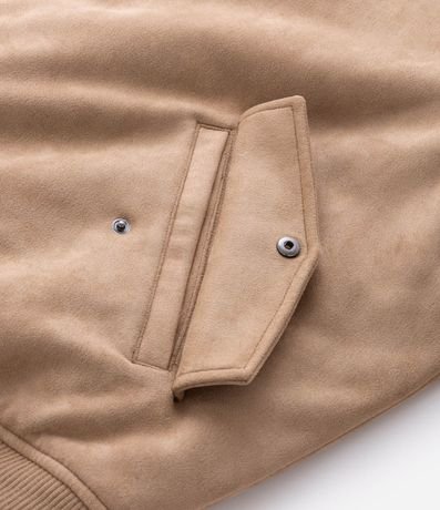 Campera Bomber en Gamuza Pesado 8