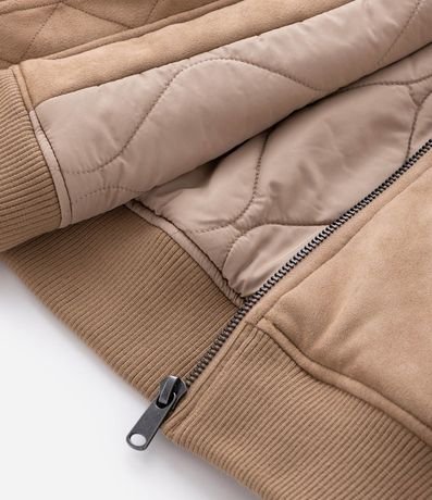 Campera Bomber en Gamuza Pesado 11