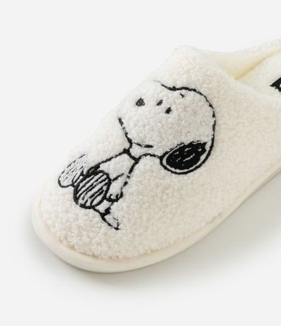 Pantufla Aberta Snoopy Felpuda 4