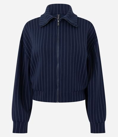 Buzo Raya de Tiza en Microfibra