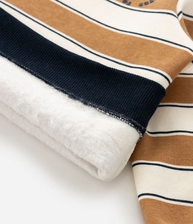 Conjunto Infantil en Algodón con Rayas y Felpa Interna – Talle 1 a 6 años 10