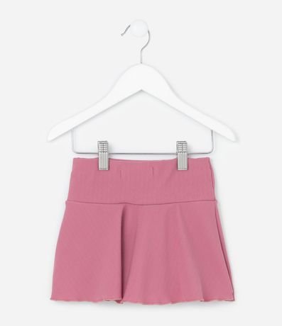 Pollera Infantil Acanalada con Short Interno - Talle 1 a 6 años 3