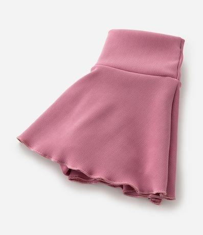 Pollera Infantil Acanalada con Short Interno - Talle 1 a 6 años 5