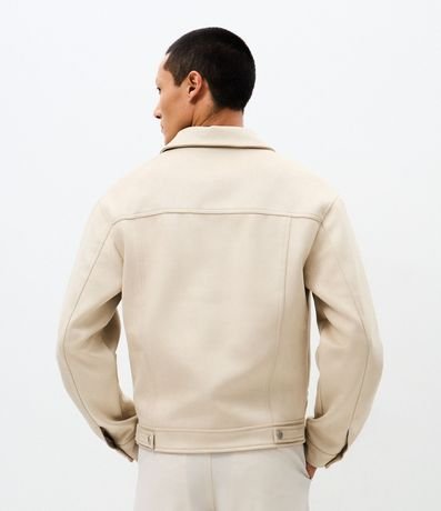 Campera Masculina Harrington en Gamuza 5