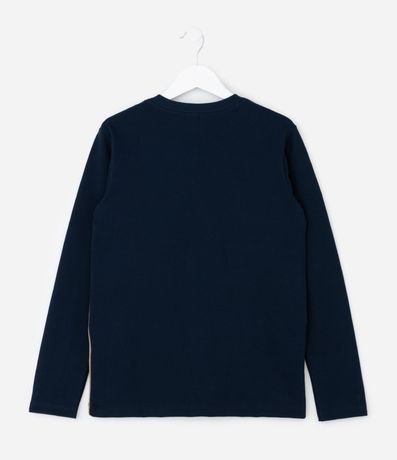 Remera Infantil en Piquet con Recortes Texturizados – Talle 5 a 10 años 2