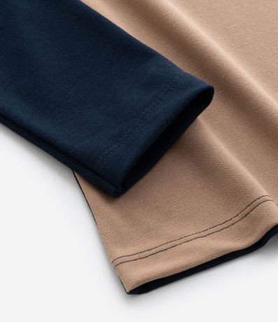 Remera Infantil en Piquet con Recortes Texturizados – Talle 5 a 10 años 4