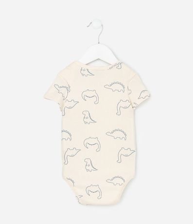Body Bebé en Rib con Estampa de Dinosaurios – Talle RN a 18 Meses 3