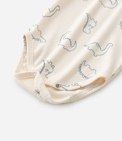 Body Bebé en Rib con Estampa de Dinosaurios – Talle RN a 18 Meses 7