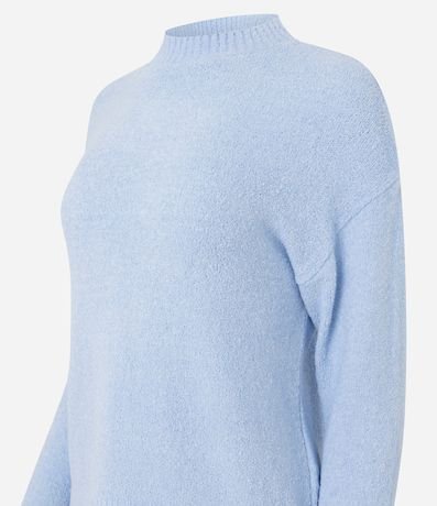 Buzo en Punto Mousse Liso con Bajo Ondulada 2