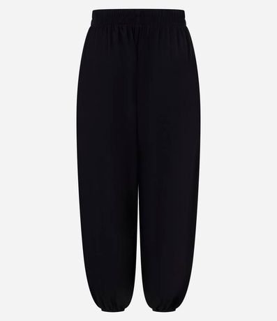 Pantalón Boho Balloon en Viscosa con Cintura Elástica y Bajo 6