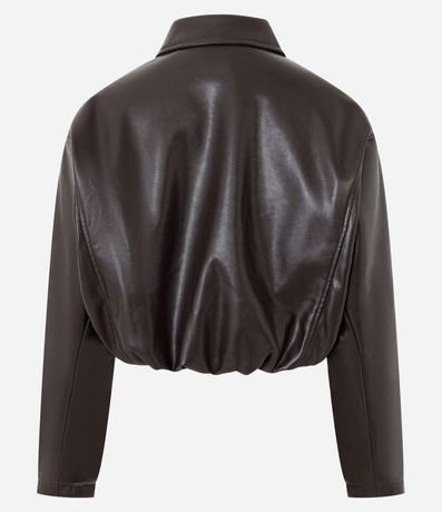 Campera Balonê en PU con Elástico en el Ruedo 6