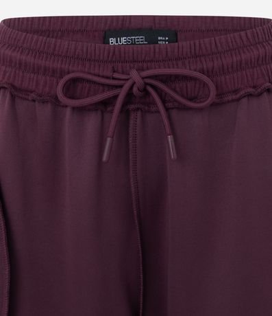 Pantalón Recto en Modal con Lazo 3