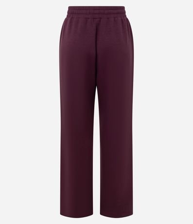 Pantalón Recto en Modal con Lazo 4