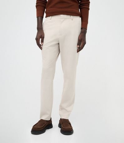 Pantalón Slim en Performance con Textura 2