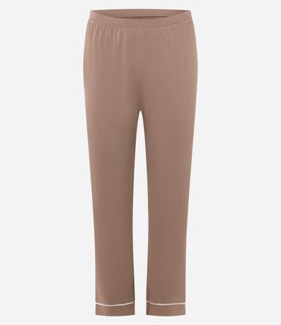 Pijama Largo en Vicscolycra con Piping Contrastante 2