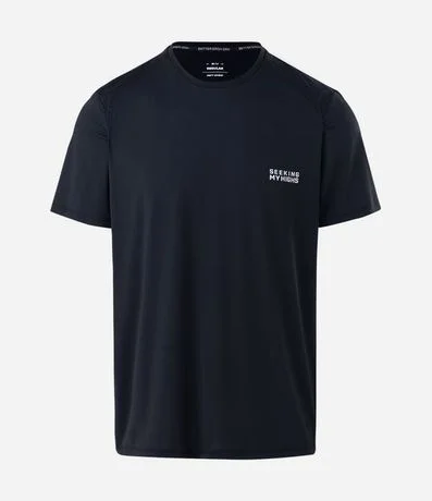 Remera Regular en Poliamida con Tecnologia Dry y Estampa Lettering Seeking My Highs 5