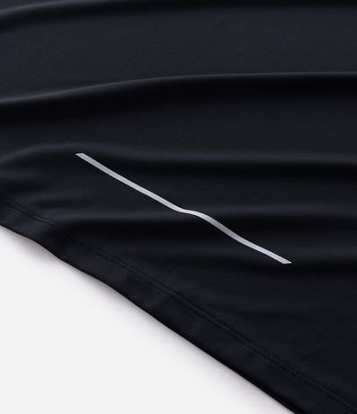 Remera Regular en Poliamida con Tecnologia Dry y Estampa Lettering Seeking My Highs 9