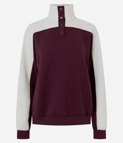 Buzo Deportivo Oversized en Cotton con Recorte Rectilínea 8