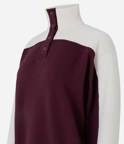 Buzo Deportivo Oversized en Cotton con Recorte Rectilínea 9